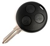 Automobile Locksmith 3 Button Case Shell Blade for Smart Roadster City Coupe Fortwo Fourfour remote key fob