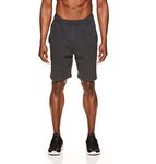 Gaiam Men's French Terry Yoga Shorts - Athletic Gym and Running Sweat Short with Pockets, Synergy Black Heather, X-Large