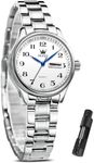OLEVS Sliver Watches for Women Stai