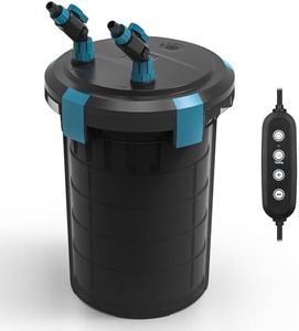 fishkeeper Self-Priming Aquarium Canister Filter with Controller, 1200 L/H
