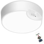 Battery Powered Motion Sensor Ceiling Light with Remote Wireless Ceiling Light Battery Operated Closet Lights Motion Sensored Battery Powered Light for Closets Shower Stair Shed Pantry Hallway Porch