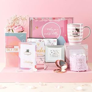 TOYIYAR Birthday Gifts for Women,Unique Ceramic Bithday Gifts for Mom, Wife,Best Friend,Female,Daughter,Sister-Best Gift Basket for her