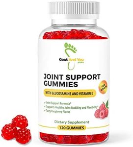 120 Extra Strength Joint Support Chewable Gummies with Glucosamine & Vitamin E - Natural Joint & Flexibility Support