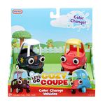 Little Tikes Let’s Go Cozy Coupe - 2 Mini Colour Change Vehicles For Tabletop & Floor Push Play - Includes 2 Cars & Colour Change Effects - Suitable For Toddlers From 3 Years(Assorted colors)