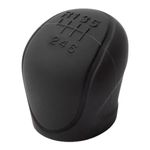 GROVL Car Gear Stick Shift Cover, Gear Knob Cover Universal, Elastic Silicone Gear Stick Knob Cover ，Suitable for Manual Transmission Gear Knob(Black)