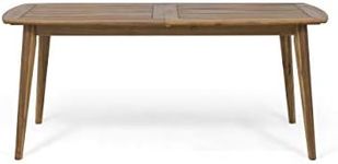GDFStudio Outdoor Acacia Wood Expan
