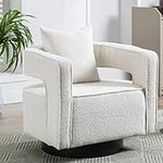 ODUWA Swivel Barrel Accent Chair,26