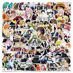 100Pcs Various Anime Characters Stickers Water Bottles Laptop Phone Skateboard Scrapbooking Journals Car Japanese Manga Stickers Vinyl Waterproof Stickers Pack for Teens Kids Adults Children Boys