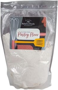 Relative Foods Premium gluten Free Pastry Flour (48oz) - Pastry Flour for Healthy Baking - Unique gluten Free flour Blend of Teff, Chickpea, & More - Perfect Baking flour