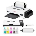 DTF Printer L1800 T Shirt Printer with Roll Feeder, Direct to Film Printing-preheating A3 DTF Printer