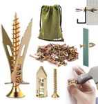 Self Drilling Drywall Anchors and Screws Kit,2026 New Heavy Duty Wall Anchors,No Drill or Holes in Wall Mounting Hardware Repair Tools for Pictures and Furniture,TV, Shelf Straps (50, 1.18IN)