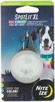 Nite Ize SpotLit XL LED Collar Light, Carabiner Clip Dog Light, USB Rechargeable, Disc-O Select Color-Changing Light