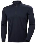 Helly Hansen Mens HH Tech 1/2 Zip Base Layer, 2XL, Navy