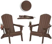 Plawdlik Folding Adirondack Chair S