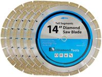 5pc 14" Segmented Diamond Saw Blade