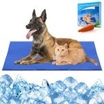 Dog Self Cooling Mat for Pets, Cats Over 50lbs, Cooling Gel Pad for Kennels, Crates, Beds, Size XL 27.6x43.5 inch