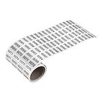 MECCANIXITY 1 to 1000 Consecutive Number Stickers Inventory Label Black Numbers for Office Warehouse Numbering Classification