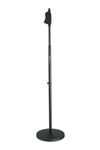 Gator Frameworks GFW-MIC-1001 Deluxe 10" Round Base Microphone Stand with One-Handed Height Adjustment