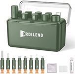 Ordilend for iPhone Cleaning Kit for Charging Port Cleaner, Multi-Tool iPhone Cleaner Repair Lightning Cable, cell Phone Cleaning Kit for iPad, Connector, Speaker, Airpod with Storage Case, Army Green