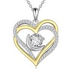 YFN Heart Necklace for Women Sterli