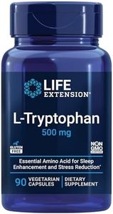Life Extension L-Tryptophan 500 Mg, 90 vegetarian capsules