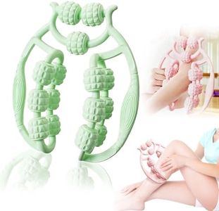Massage Roller Relaxing Roller 15 Wheels, 2025New Circular Leg Clamp Rollers for Cellulite, Muscle Relaxer Massager Rollers for Massage Legs Thighs Arms after Sport Tennis Yoga Running ect. (Green)