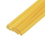 uxcell Mini Hot Glue Gun Sticks 8-inch x 0.27-inch for Glue Guns, Yellow Clear 10pcs