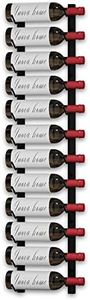 Wine Rack Wall Mounted, Black 12 Bottle Wall Wine Rack, Metal Wine Rack for Wine Display, Hanging Wine Rack, Wall Wine Racks for Wine Bottles, Wine Wall Rack, Wall Mount Wine Rack, Wine Shelf