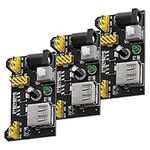 AZDelivery Compatible with MB-102 Breadboard Power Supply Module 3.3V 5V 700mA Adapter for Solderless Breadboard MB102 compatible with Arduino Including E-Book! (Pack of 3)