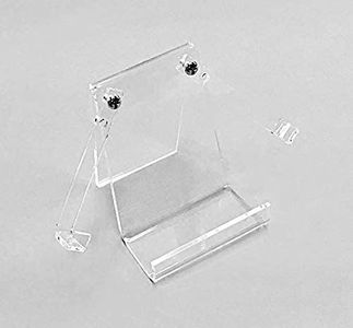 Clear Fan Display Stand Holder Easel for Collector Antique Folding Hand Fans (Small)