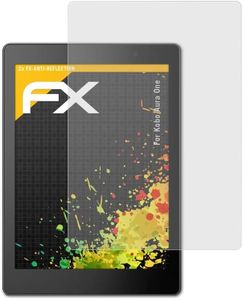 atFoliX Screen Protector compatible with Kobo Aura One Screen Protection Film, anti-reflective and shock-absorbing FX Protector Film (2X)