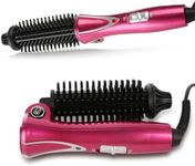 Curling Wands Brush, Professional Anti-Scald Hair Waver Instant Heat Up Multi Stylers Brush with Ceramic Glaze Hair Care for Long/Short Hair (UK Plug 110-240V)