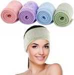 Whaline 4Pcs Spa Facial Headband Su