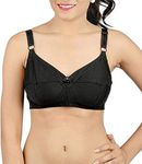 DAISY DEE Women's Cotton Non-Padded Wire Free Regular Shapeup Shaper Bra (shapeup36cblack36c_Black_36)