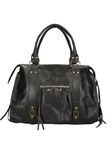 Gave Lux Women's shoulder bag. Handmade product. Outer material: genuine leather. Made in Italy. GLX220609023FBG-PARENT. 41 x 28 x 13 cm, Black, GLX220609023FBG-NERO