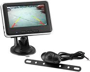 Wireless Rearview Backup Camera Kit - BW Car Rearview Monitor and Vehicle Backup Camera 12 De0gree FOC, 4.3 Inch Display, Up To 150M Transmitting Range