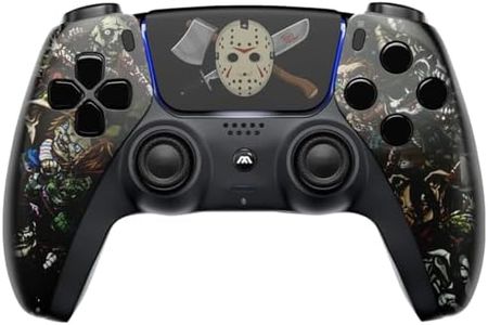 "Scary Party" Custom UN-MODDED Wireless PRO Controller compatible with PS5 Exclusive Unique Design