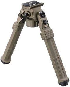 CVLIFE Bipod for Rifle Bipod Mount to Sling Swivel Stud, Made of Aluminum and High-Strength Polymer, Adjustable Height and Angle, Sturdy and Stable for Hunting and Shooting (Flat Dark Earth, 8"-11")