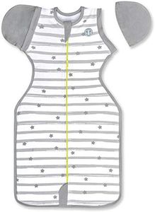 bblüv - Sleëp - Transition Zipper Swaddle Sack With Removable Sleeves -Arms Up Swaddle For Newborns And Infants Large
