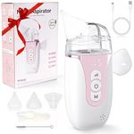 FOLAI Nasal Aspirator for Baby, 2-in-1 Electric Nose Sucker with Suction & Mist, 65kPa Hospital-Grade Suction, 5 Adjustable Suction Levels, 1500mAh Battery, USB Charging