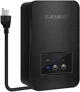 SURAIELEC 200W Smart Low Voltage Transformer, Schedule and Timer, 2.4GHz Wi-Fi Landscaping Light Transformer, Work with Alexa & Google Assistant, Individually Controlled, 120V AC to 12V 15V AC