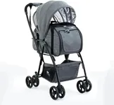 Walky Pet Stroller Removable Carrier, Strorage Pockets, Holder Great for Dogs and Cats, Keep You Pets Safe, Easy to Use