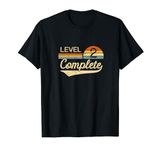 Level 2 Complete Vintage 2nd Wedding Anniversary T-Shirt