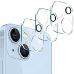 Hlija 3PCS Rear Back Camera Lens Glass Protector Tempered Glass for iPhone 13/13 Mini - HD Clear Full Coverage Guard