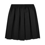 LUXE DIVA UK School Uniform Girls Summer Formal Dress Bottom Full Elastic Box Pleat Skirt Only Uniform Black