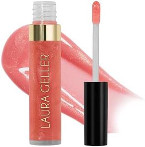 LAURA GELLER NEW YORK Color Luster Lip Gloss - Honey Caramel | Non-Sticky Lip Gloss Treatment with Sheer High-Shine Color