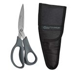 Clauss 18045 8-Inch Titanium Bonded Bent Shear with Detachable Handles - Grey