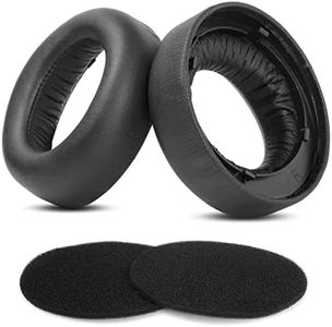 YunYiYi PS5 - Almohadillas de Repuesto compatibles con Sony Playstation 5 Pulse 3D PS5/PS4 Nueva versión 2018 CUHYA-0080 Auriculares inalámbricos de proteína de Cuero Almohadillas para los oídos