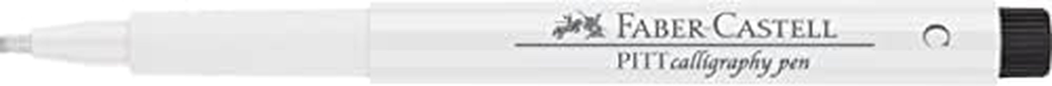 Faber Castell Pitt Artist Calligraphy Pen 101 White