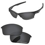 PapaViva Replacement Lenses for Oakley Bottle Rocket OO9164 Black Grey - Polarized